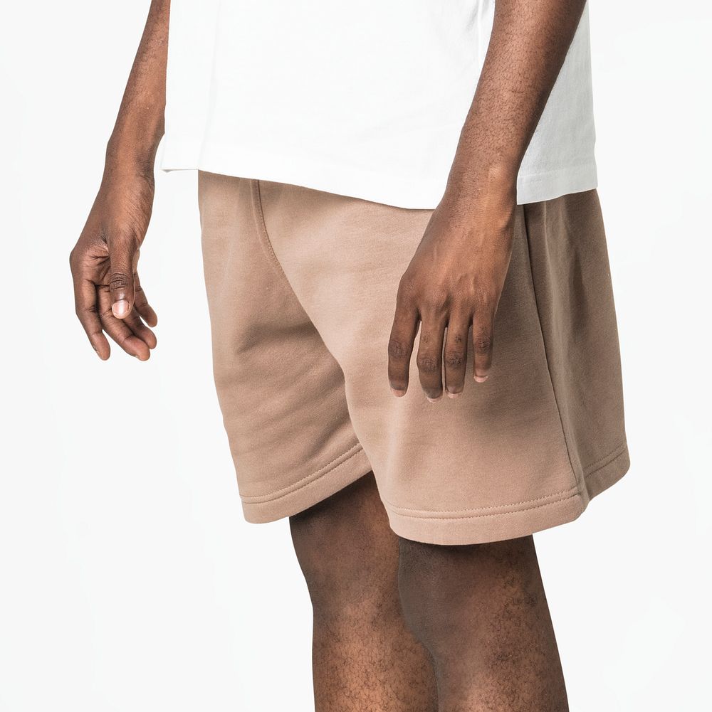 Men&rsquo;s brown shorts casual fashion