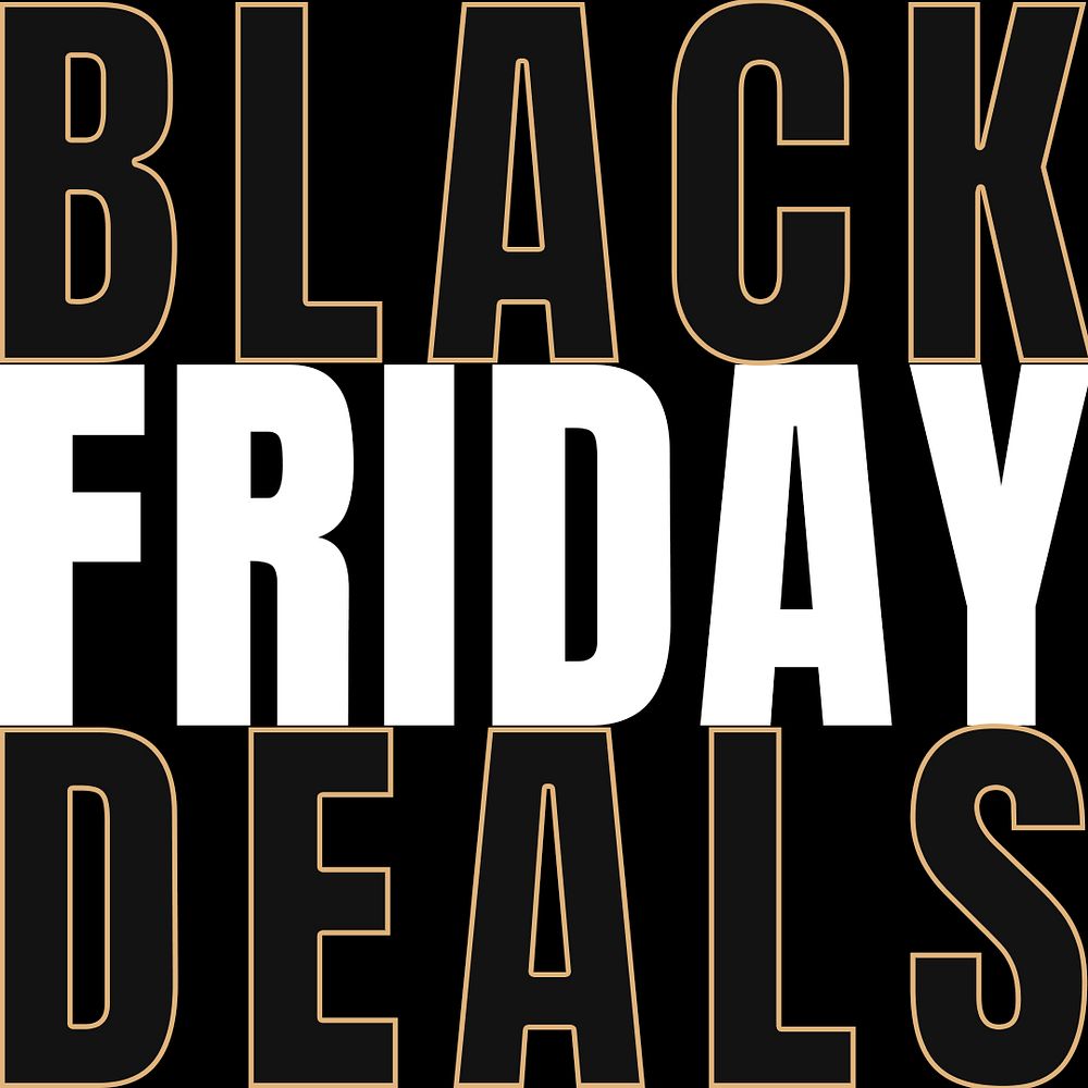 Psd Black Friday deals sale advertising poster template