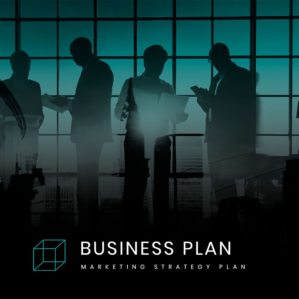 Business marketing plan psd editable template