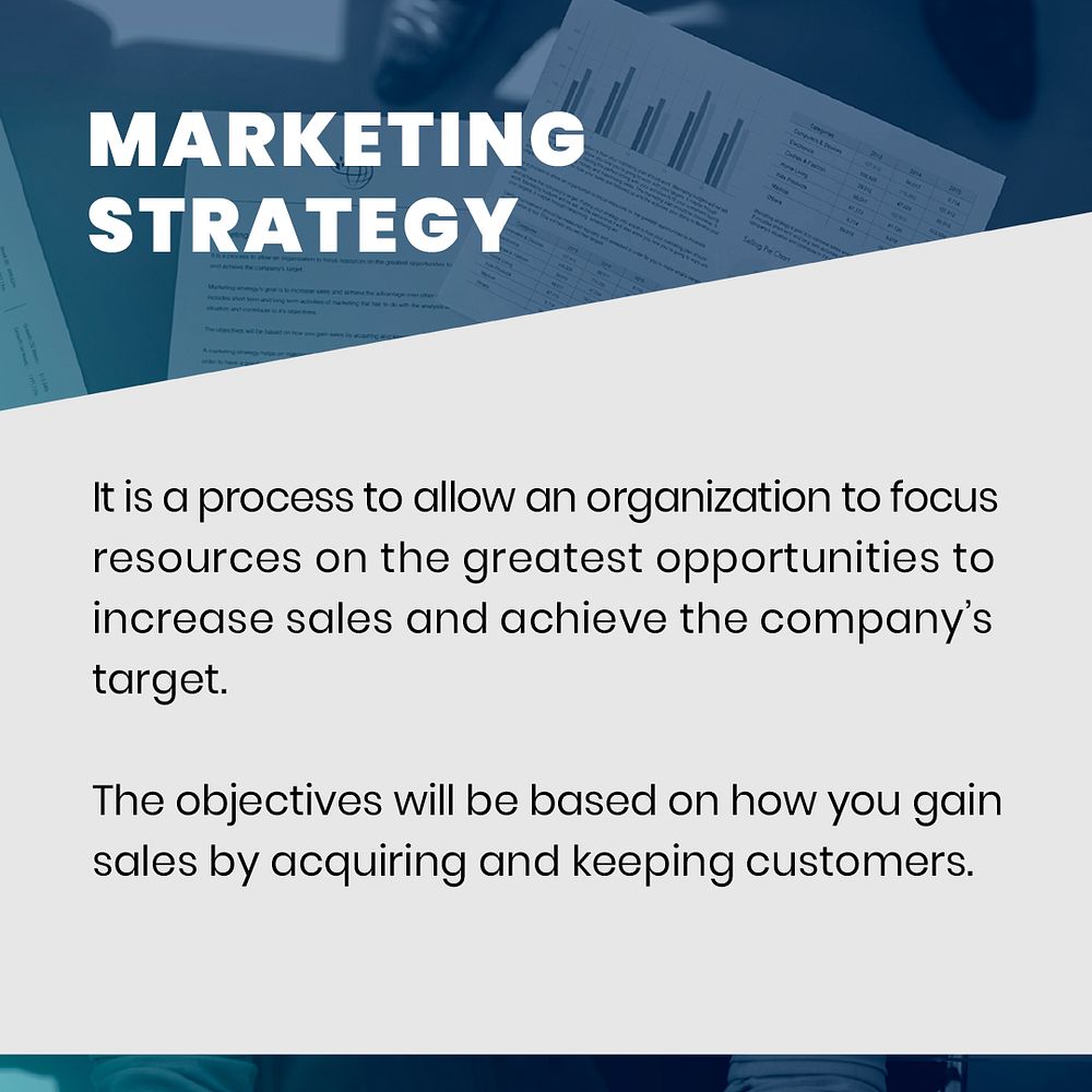 Business marketing strategy psd editable template