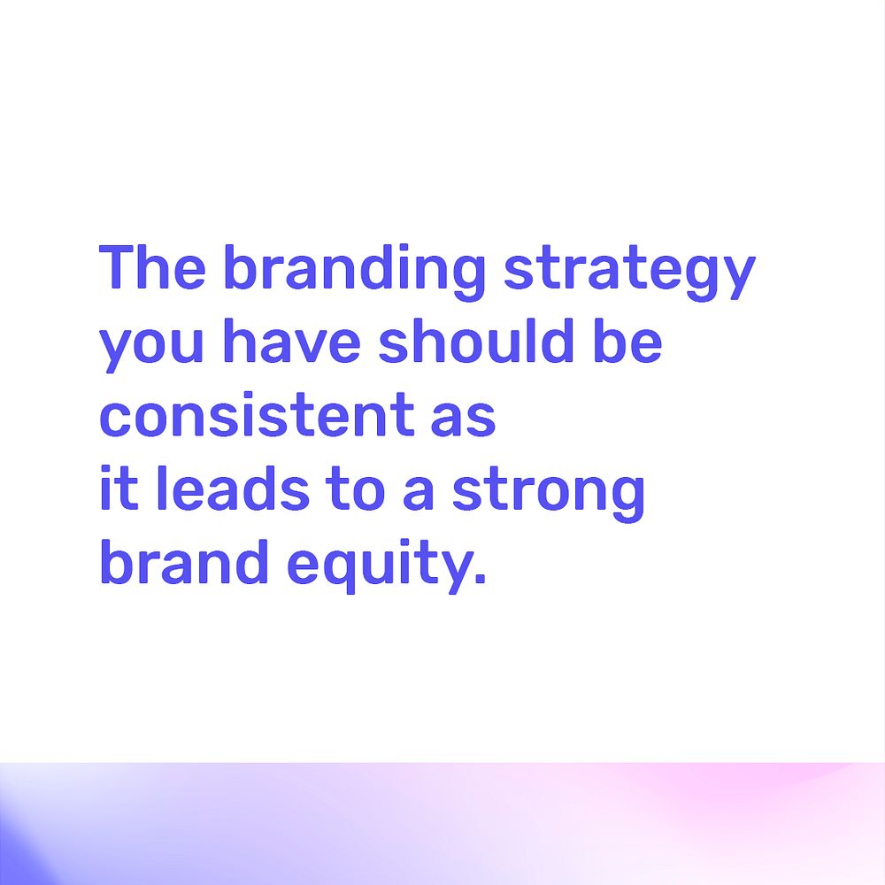 Branding strategy social media psd template