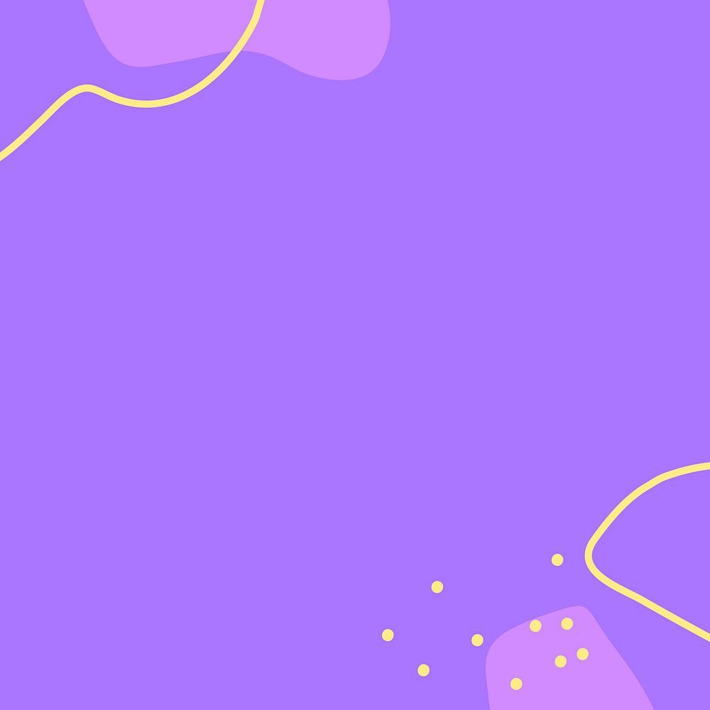 Cute purple background, memphis border design