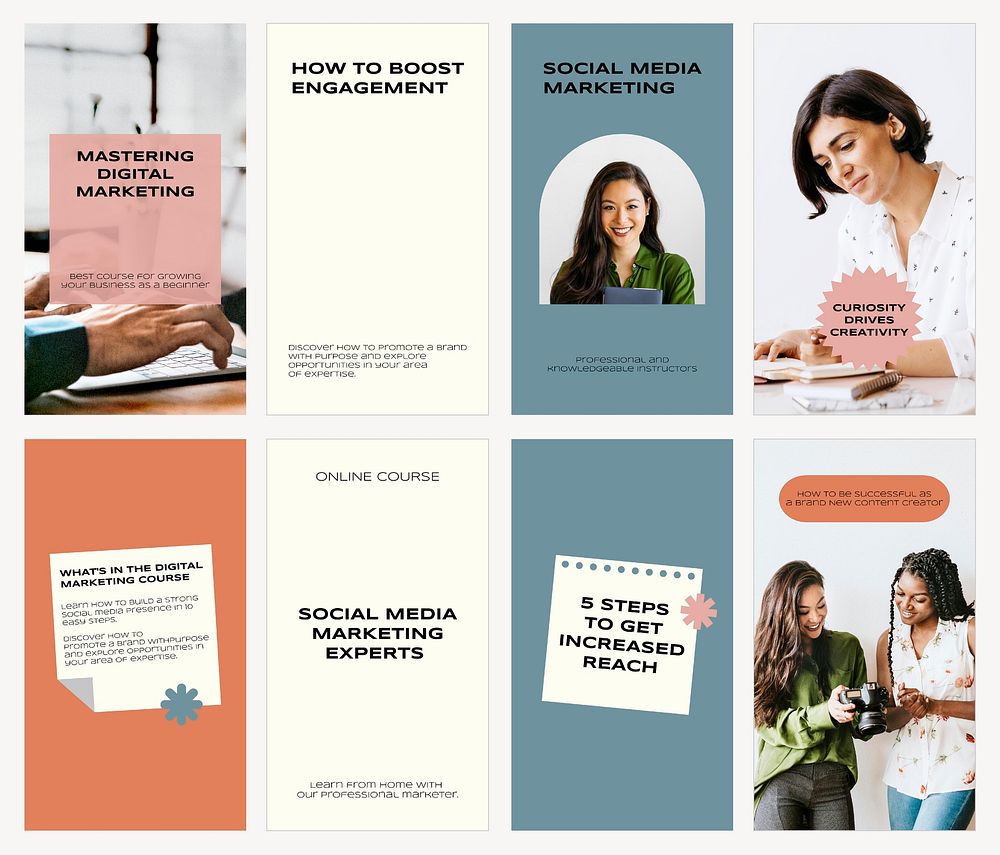 Digital marketing Facebook story templates | Premium PSD - rawpixel