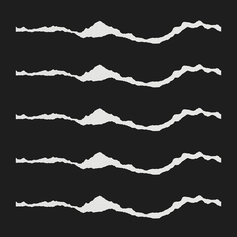 Ripped paper textured brush vector, Free Vector rawpixel