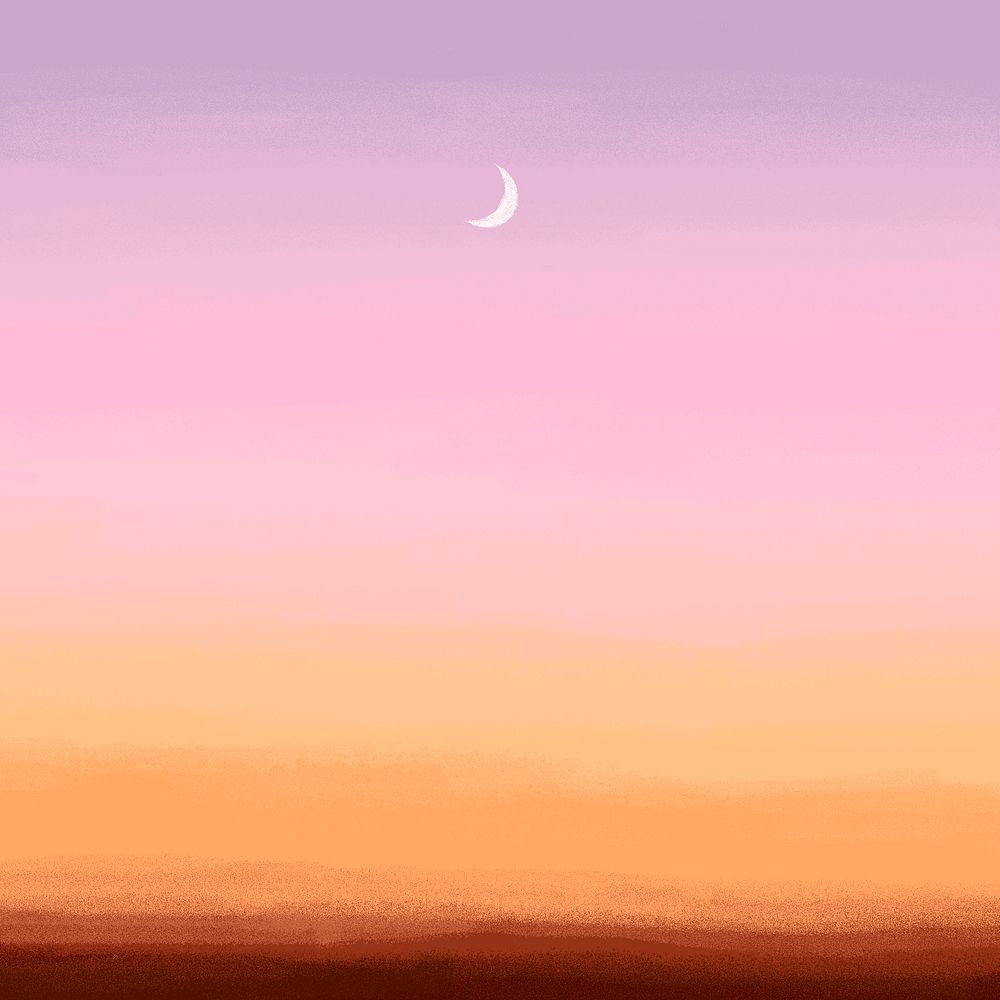 Sunset background, minimal pastel design