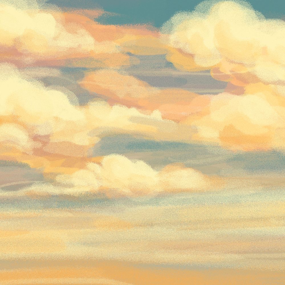 Sky background, minimal pastel design