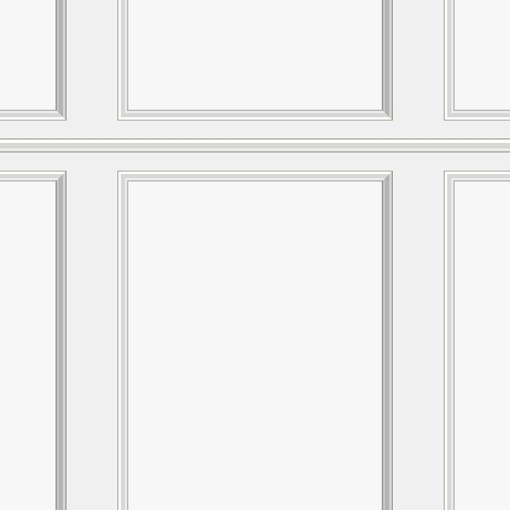 White wall panel background vector illustration