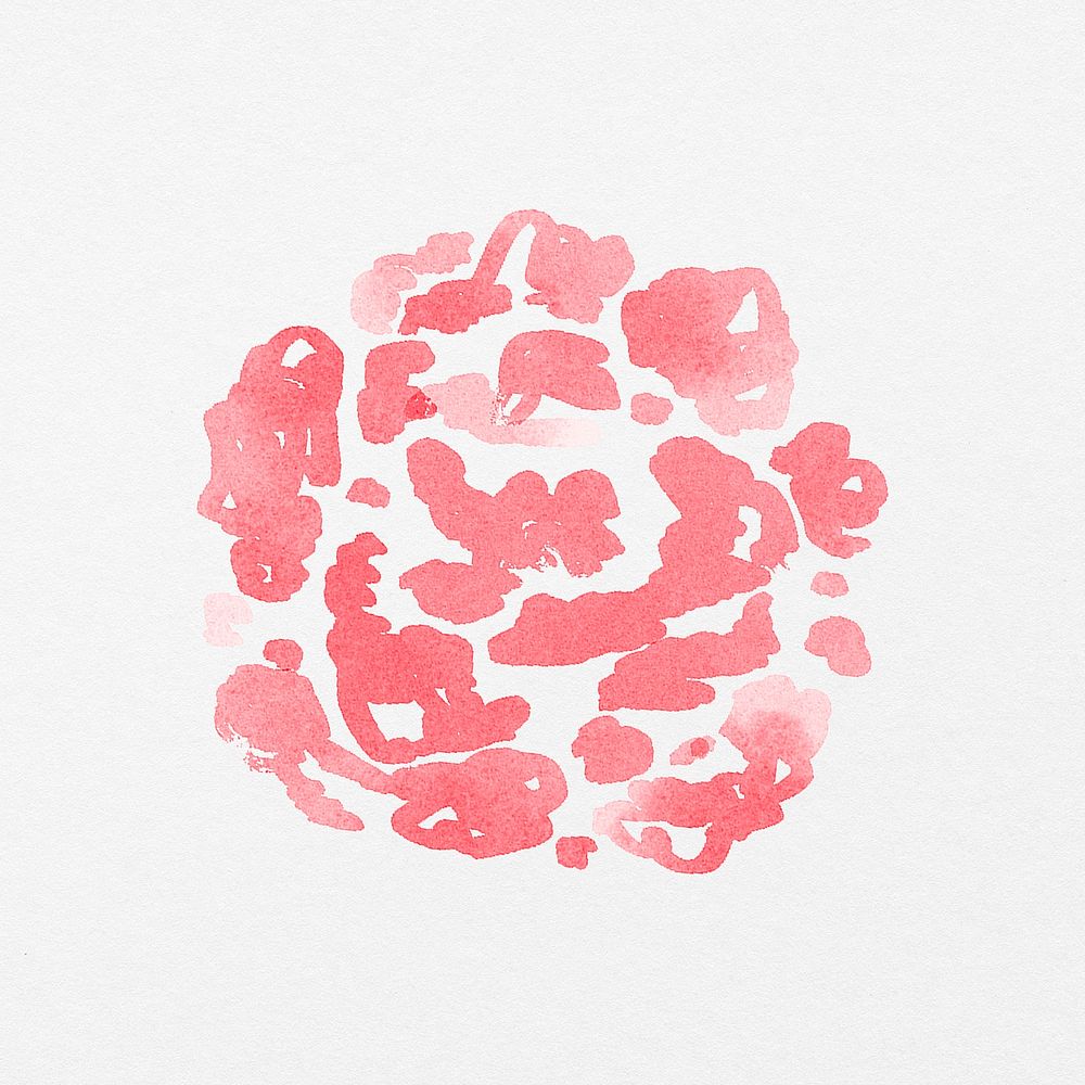 Hydrangea flower clipart, watercolor hand painted design