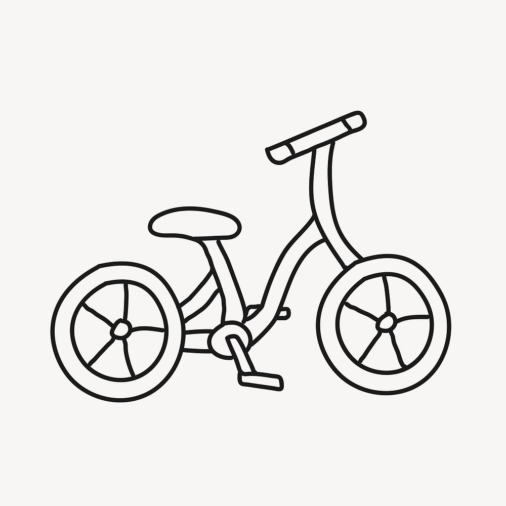 Bicycle clipart, vehicle drawing design