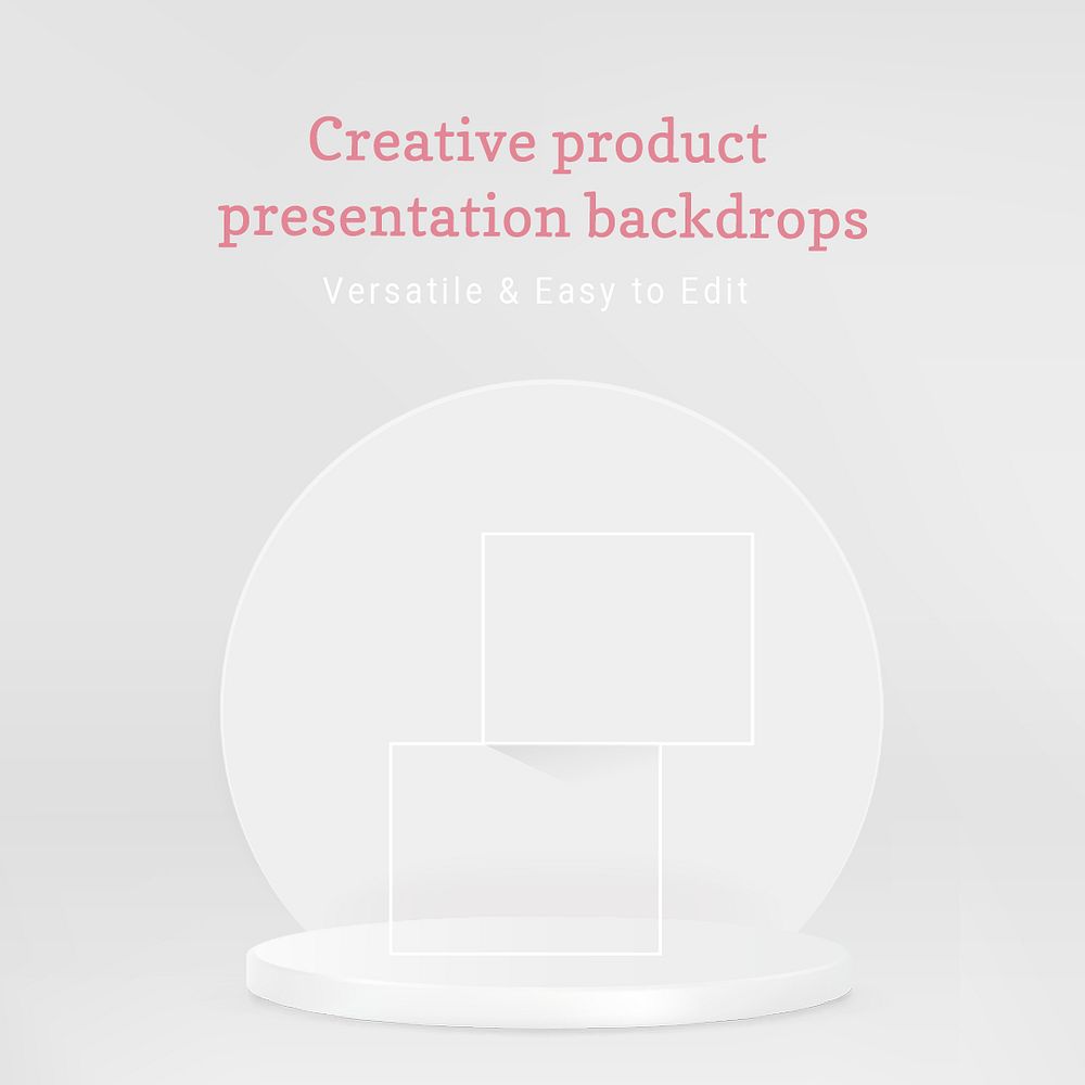 Product presentation background template psd in minimal style