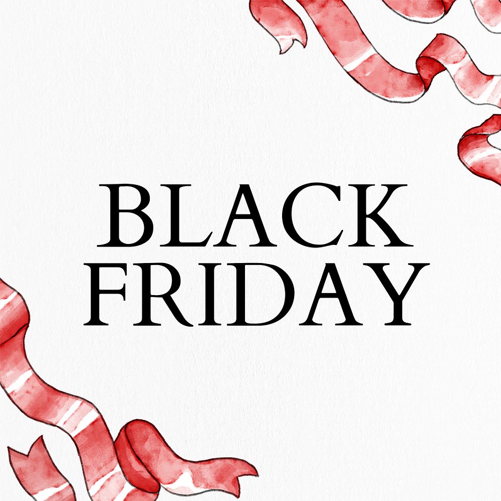 Black Friday sale template psd for social media post