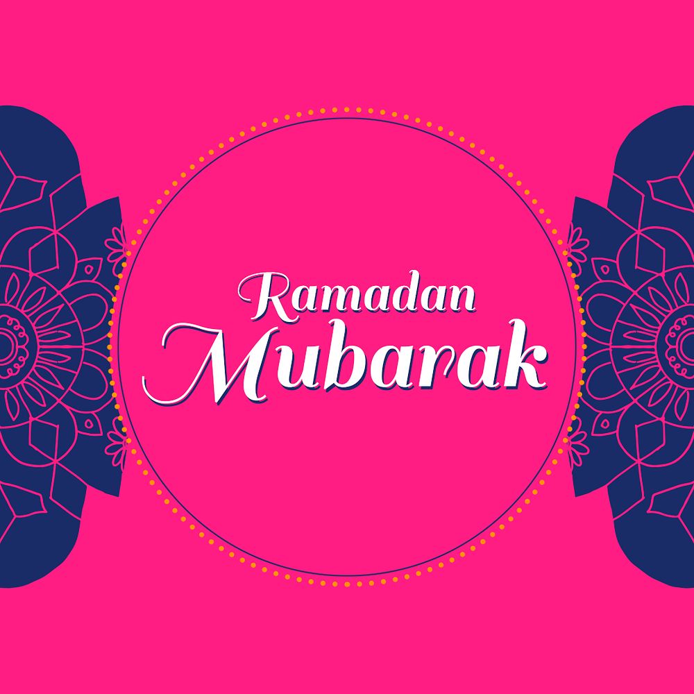 Ramadan Mubarak social template psd