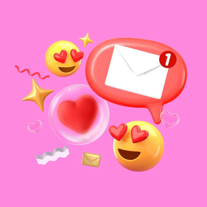 love emoticons letters