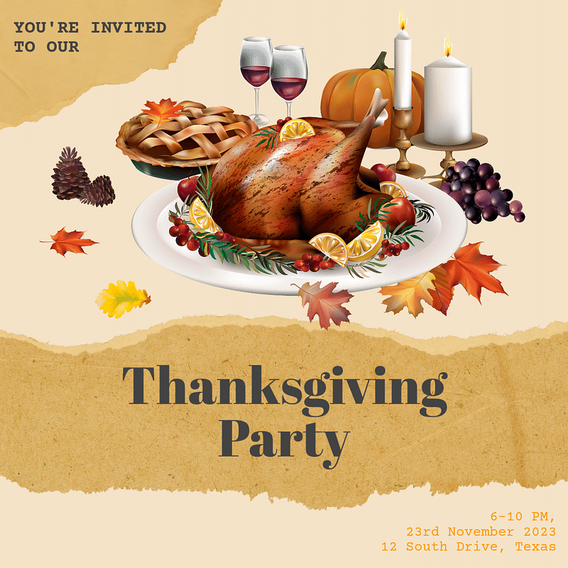 Happy Thanksgiving day template designs 2023