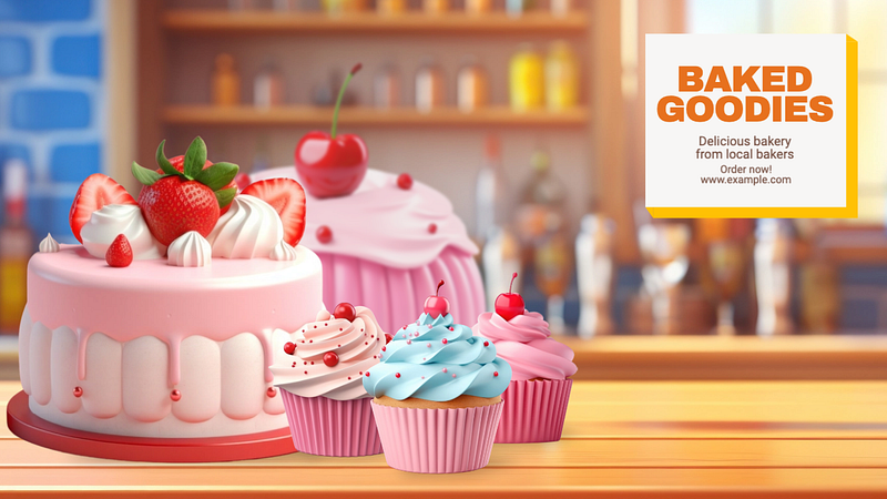 Simple Color Cake Gourmet Promotion Banner Template Download on Pngtree