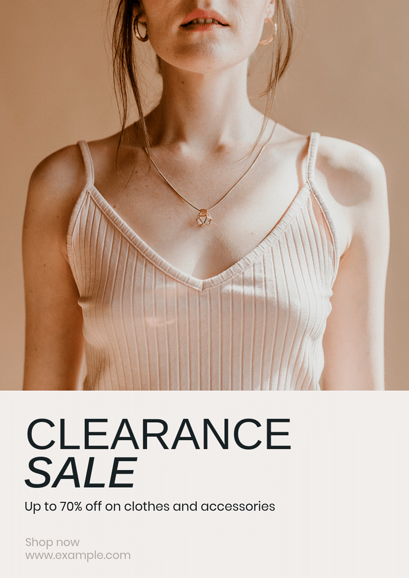 Clearance Sale on Clothes & Accessories