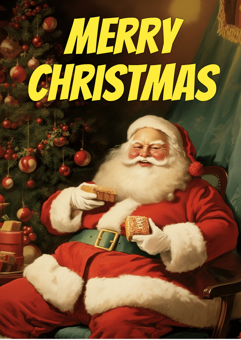 Merry Christmas poster template