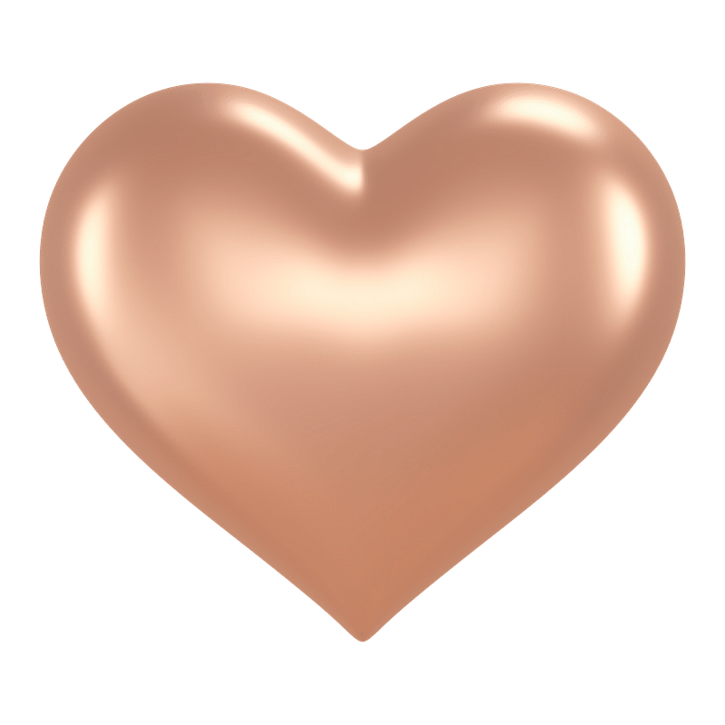 Rose Gold Glitter Aesthetic Art Background Love Heart, Rose Gold