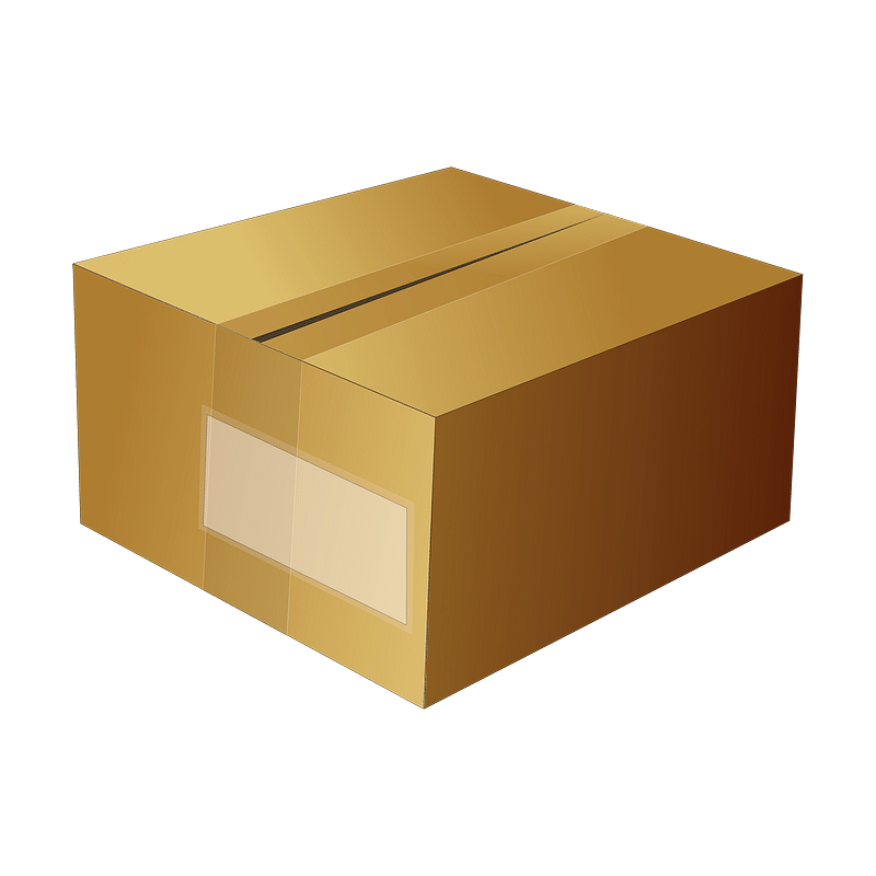 free clipart cardboard box