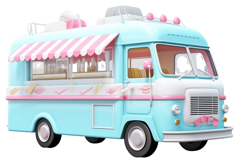 Ice Cream Truck Emoticon