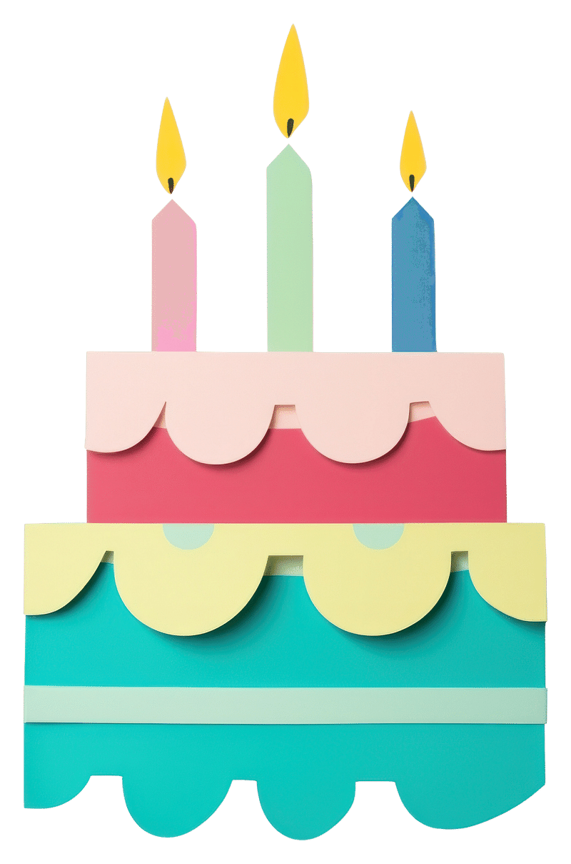 Birthday Cake Printable Papercraft