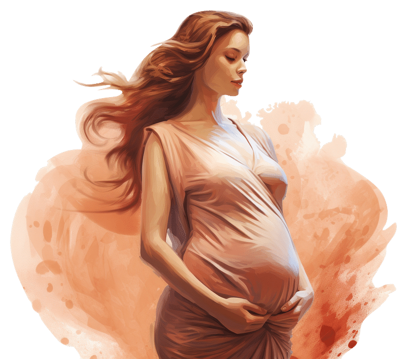 Premium Photo  Portrait of pregnant woman in underwear wearing