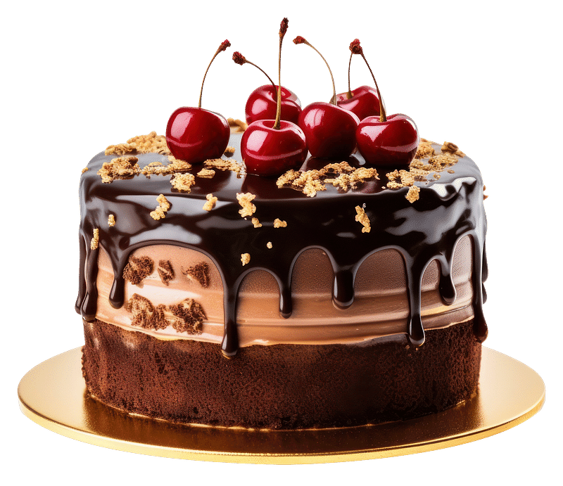 Dessert Black Forest Cake Beautiful Powerpoint Background For Free Download  - Slidesdocs