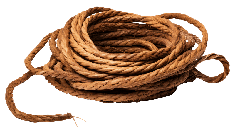PNG Long string rope white