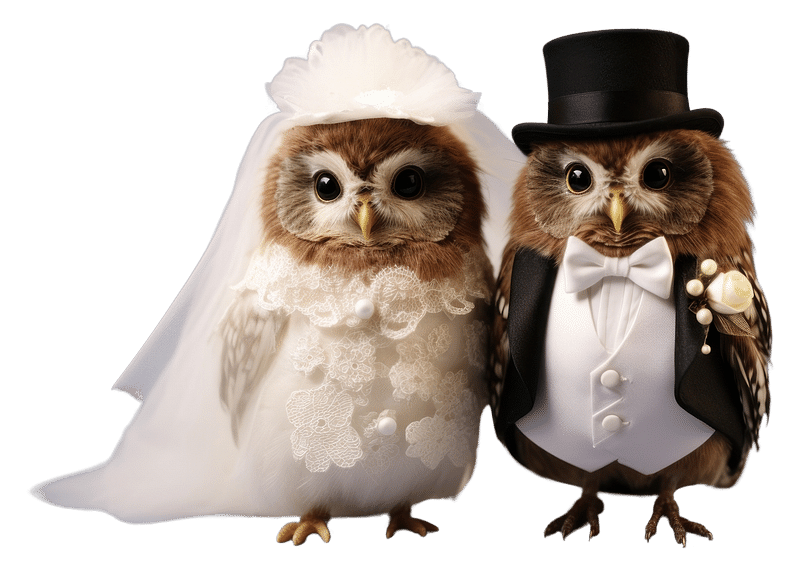 Owl Wedding Dress