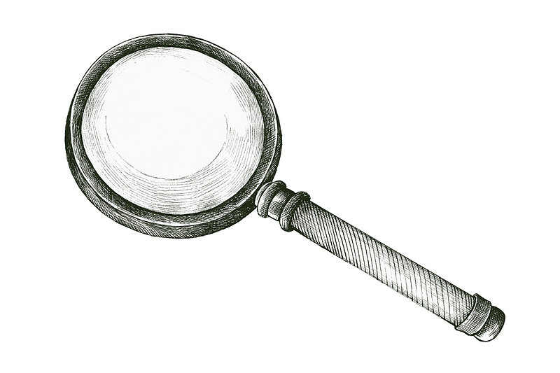 Detective with Magnifying Glass #8 Drawing by CSA Images - Pixels