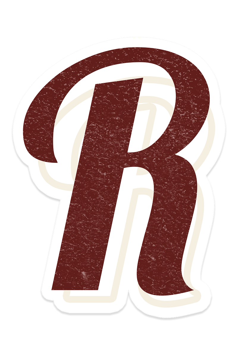 Red Color Letter R