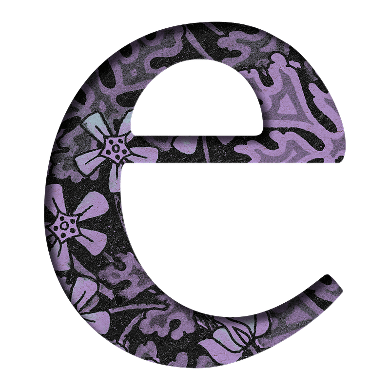 Letter E Small Letter Design PNG Images  Free Photos, PNG Stickers,  Wallpapers & Backgrounds - rawpixel