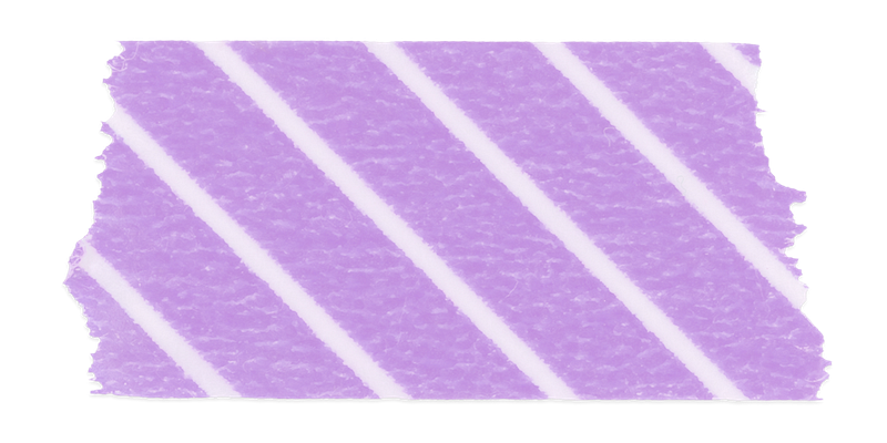 Purple Washi Tape PNG Transparent Images Free Download