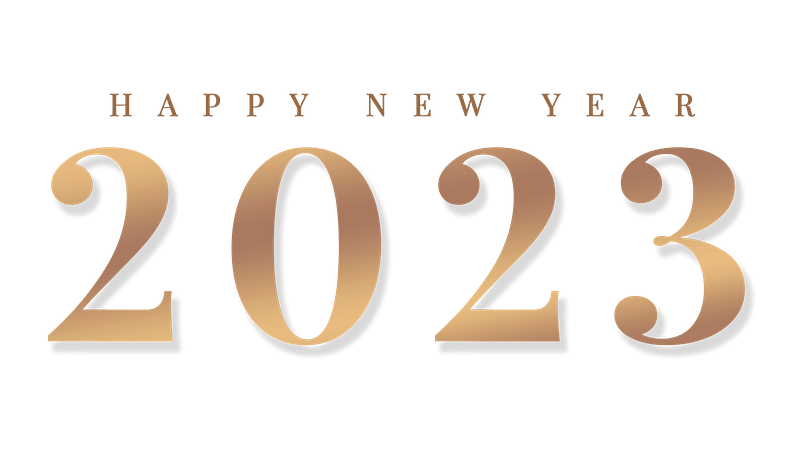 Happy New Year 2023 PNG