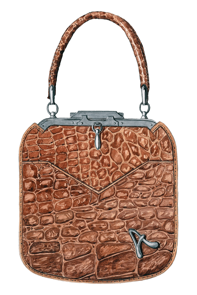 Bellestone | Bags | Bellestone Alligator Leather Purse Mcm Handbag Vintage  95s Brown | Poshmark
