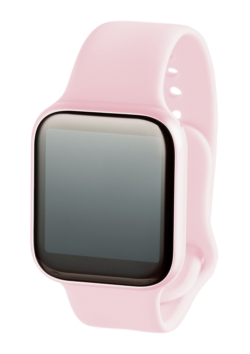 Light pink smart store watch