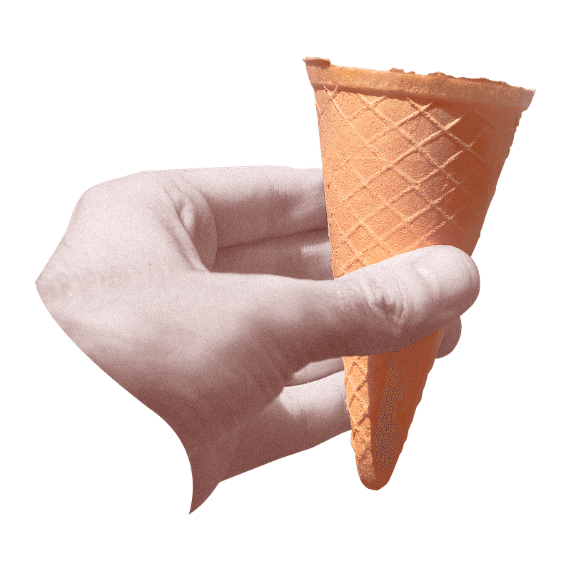 empty ice cream cone png