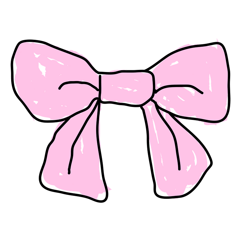 Cute pink bow design element transparent png, free image by rawpixel.com /  Chayanit