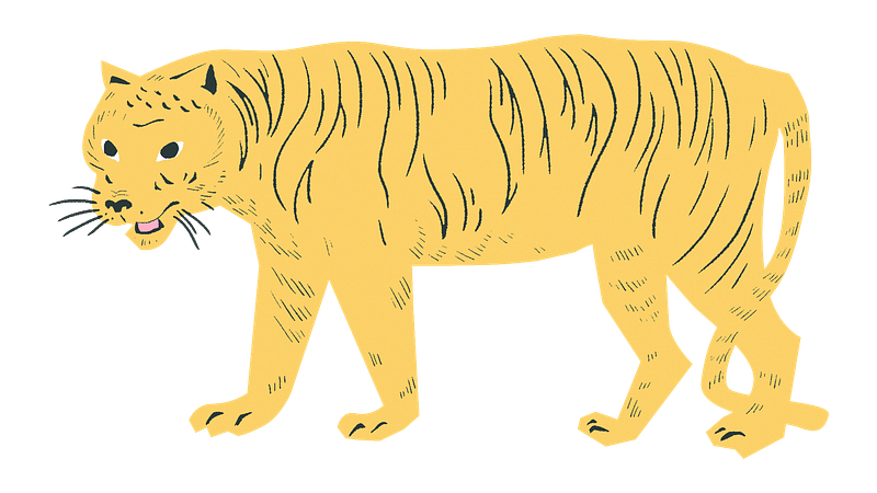 Sticker Pack | 6422 - Full Animal Drawing - Buffalo