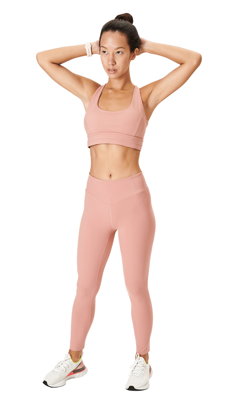 Women's leggings and sports bra png active wear mockup, free image by  rawpixel.com / Teddy Rawpixel