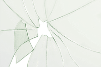 Broken glass effect png, transparent background