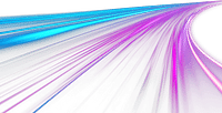 PNG purple and cyan light trail effect, transparent background AI generated image by rawpixel