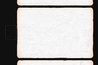 Super 8 film png frame, transparent background